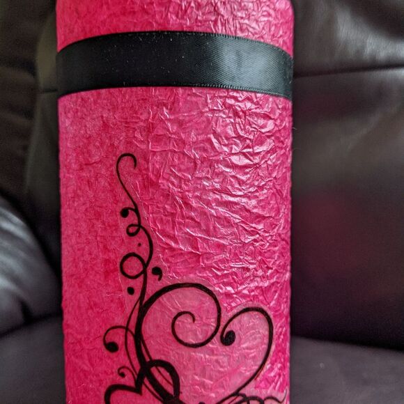 HANDMADE Heart Glass Candle Holder OR Vase - Picture 2 of 6